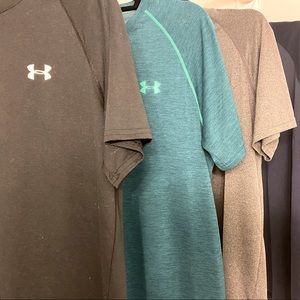 Lot of 4 men’s Under Armour shirts